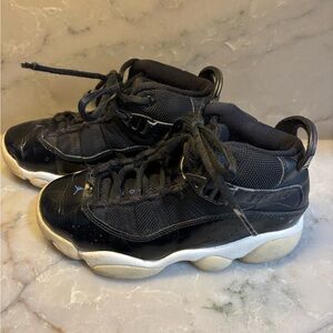 Jordan Black and White Sneakers